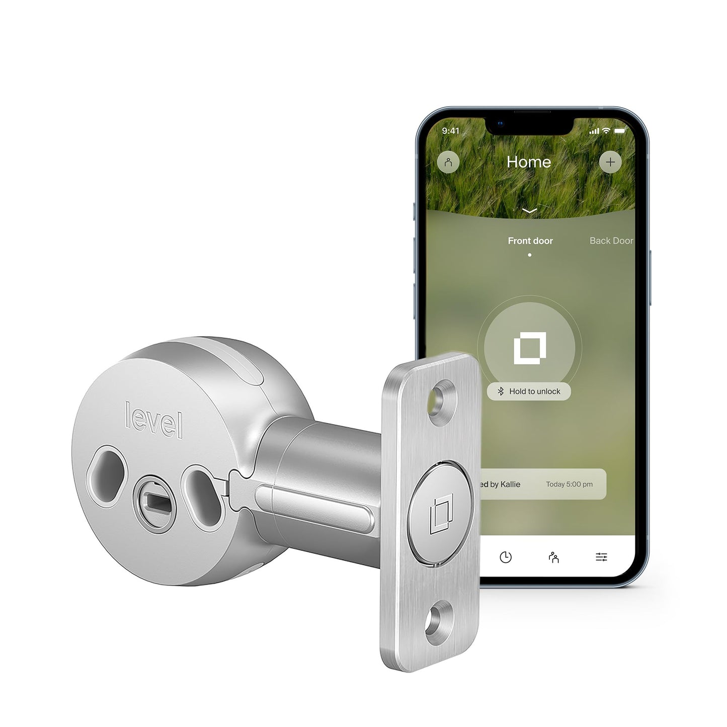 Level Bolt Smart Deadbolt - Make Your Lock Smart & Keep Your Existing Hardware and Keys - Keyless Entry via Level App (iOS & Android) - Works with Apple Home