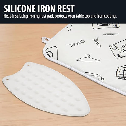 Seiritex Ironing Mat for Table Top, Portable Ironing Pad 39.4 x 18.9 inch Iron
