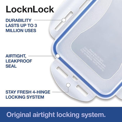 LOCK & LOCK Easy Essentials Food Storage lids/Airtight containers, BPA Free