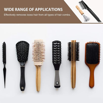 2 Pieces Hair Brush Cleaning Tools