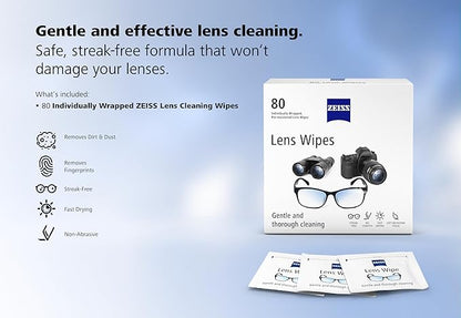 ZEISS Pre-Moistened Lens Cleaning Wipes