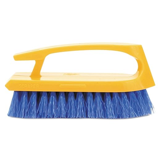 Rubbermaid Commercial Products Iron Handle Scrub Brush 6-inches Polypropylene