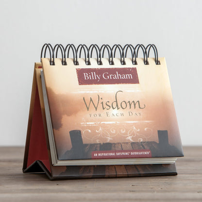 DaySpring - Billy Graham - Wisdom for Each Day - An Inspirational DaySpring DayBrightener - Perpetual Calendar (75669)