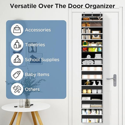Over The Door Organizer, 8 Shelf Door Hanging Organizers