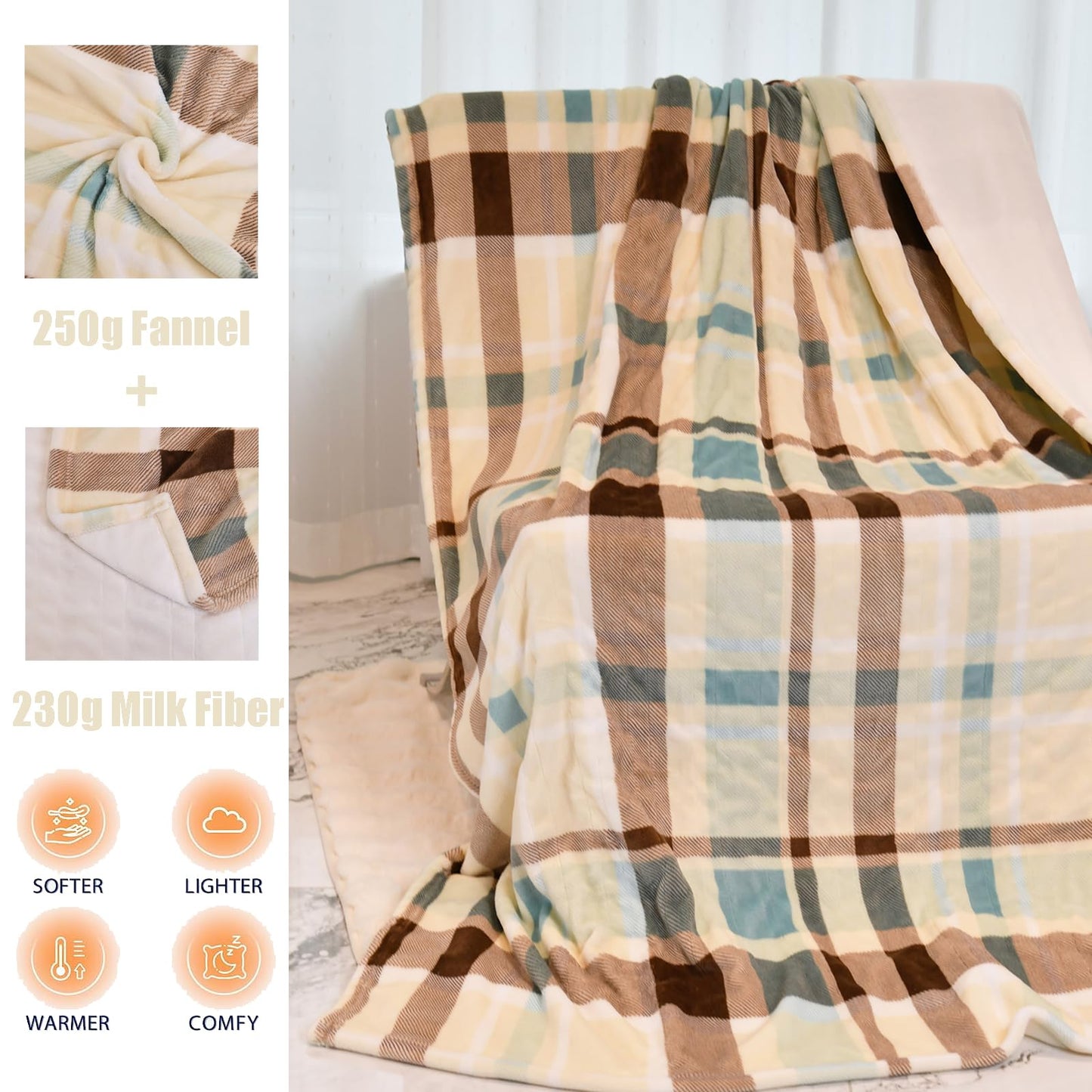 MERRYLIFE Heated Blanket Cozy Soft Electric Blanket with 4 Heating Levels&8 Hours Auto Off Overheat Protection Machine Washable UL&FCC Certification Use for Home Couch (Cheetah,50" 60")