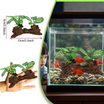 Prettyia Small Driftwood for Aquarium Driftwood Fish Tank Decorations，Aquarium Decor for Fish Tanks & Reptile Terrariumsartificial(Type-A)
