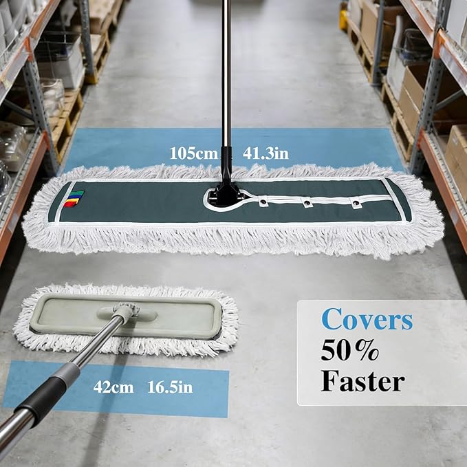 Commercial Mop, Masthome 42" Heavy Duty Dust Mop