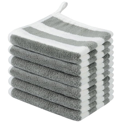 SINLAND Microfiber Facial Cloths Fast Drying Washcloth 12inch x 12inch