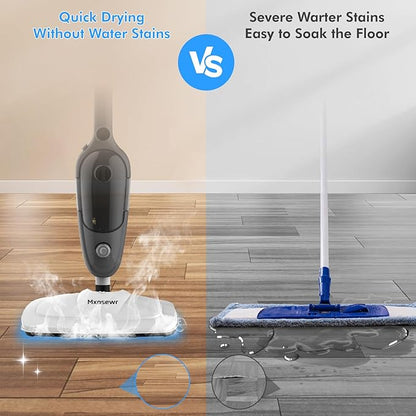 Steam Mop - All-in-one Powerful Handheld Steam Cleaner Detachable Floor Steamer