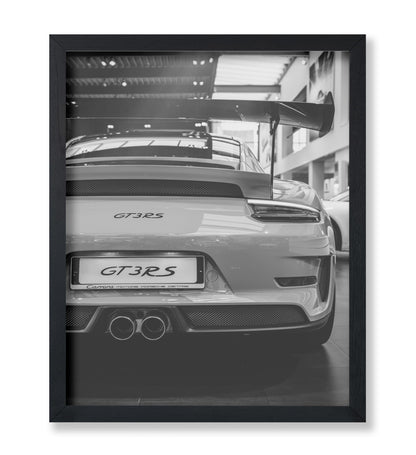 Poster Master Luxury Car Print - Automobile Poster - Transportation Art - Black and White Wall Design - Photography Art - Great Garage, Office or Bedroom Decor - 11x14 UNFRAMED Wall Art