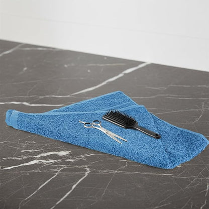 24 Pack Navy Blue Hand Towel 100% Cotton Spa Towel – 16x26 inches Highly