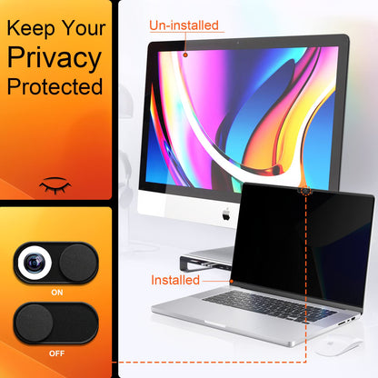 Magnetic Privacy Screen for MacBook Air 13.6 & 13 Inch 2022-2025 (M2, M3, M4), Matte Removable Anti Glare Blue Light Filter