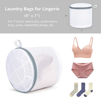 3 Pack Mesh Laundry Bags for Delicates, Mesh Bra Bags