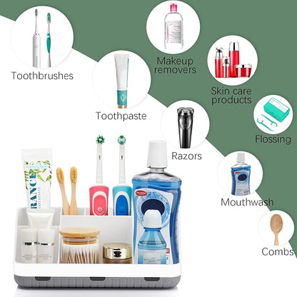 Toothbrush Holders for Bathrooms Countertop Organizer