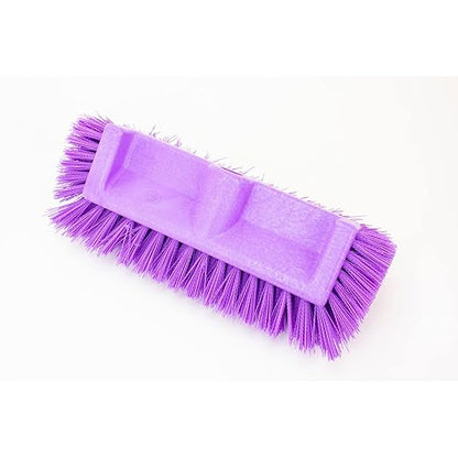 SPARTA Multi-Level Tile Scrub Brush 12" Wide Brush Head, Heavy-Duty Tile