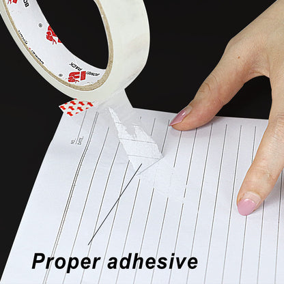 BOMEI PACK Desktop Tape Dispenser (Fits 1" & 3" Core) with Transparent Tape Refills, Clear Tape with Black Tape Holder,Weighted Non Slip Base, for Masking Tape,Heat Resistant Tape