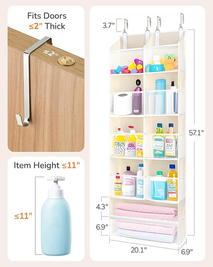 ULG Over the Door Organizer, 5-Tier Extra Large Hanging Storage