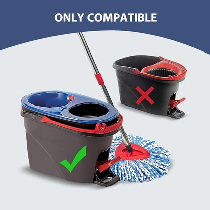 Spin Mop Replacement Set for O-Ceda 2-Tank System, Includes 2 Mop Head