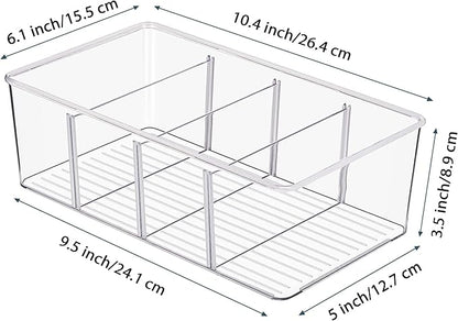 Vtopmart 10 Pack Food Storage Organizer Bins, Cabinet Organization and Storage