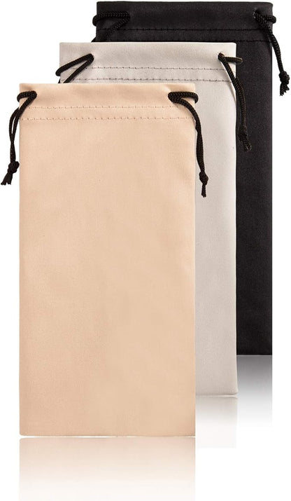 TRIUMPH VISION Soft Eyeglass Pouch 3 Pack