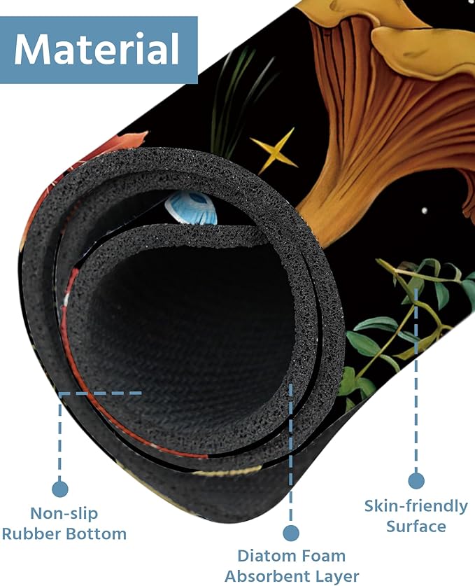 Patterned Sink Faucet Mat Kitchen Splash Guard Super Absorbent Drying Mat