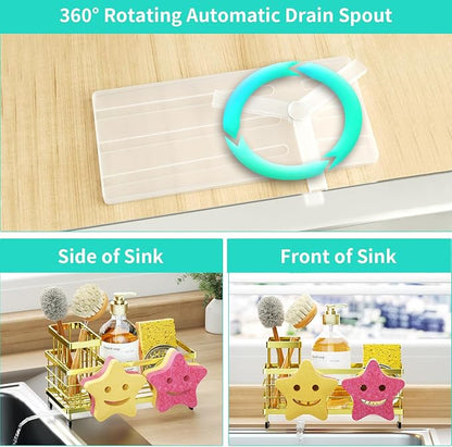 HapiRm Sink Caddy Sponge Holder