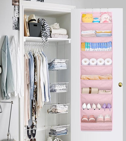SLEEPING LAMB Over The Door Shoe Organizer