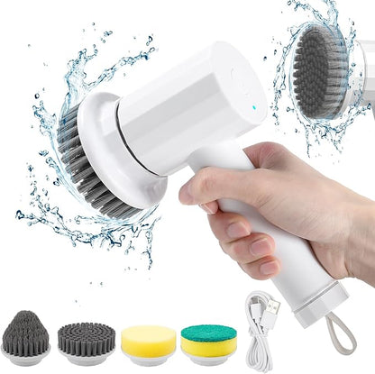 Electric Spin Scrubber Cordless Power Cleaning Brush