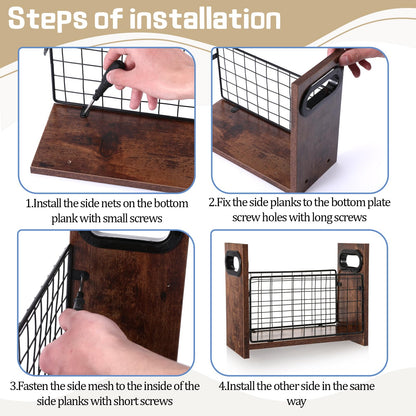 SynHHergyx Magazine Holder Magazine Book Holder Slim Magazine Rack Floor Magazine File Holder Storage Basket Folder Organizer Bin for Letters, Magazines, Books, Newspapers