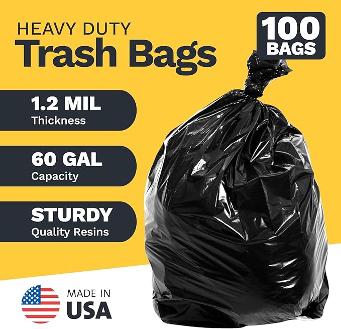 ToughBag 55 Gallon Trash Bags Heavy Duty