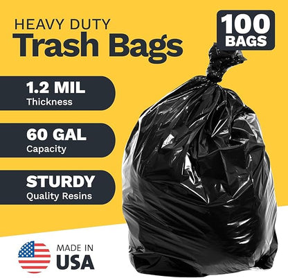 ToughBag 55 Gallon Trash Bags Heavy Duty
