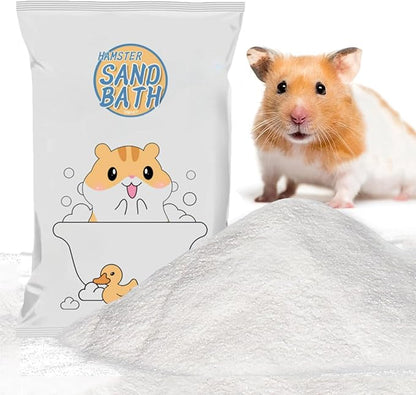 Meow&Woof Hamster Sand Bath Container, Large Sandbox Toilet Gerbil Batheoom, Tiny Chinchilla Dust Bathtub Sand Bath Box for Hamster Cage Accessories 6.5 Inch-White