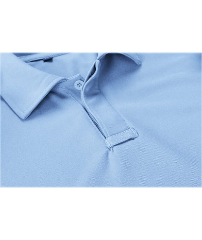 ZITY Mens Polo Shirt Short Sleeve Sports Tactical T-Shirt Athletic Golf Polos Daily Casual Stylish Collared Shirts for Men Moonblue 3X-Large