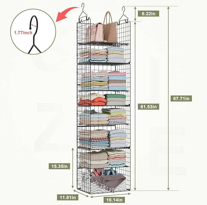 Hanging Closet Organizer and Storage