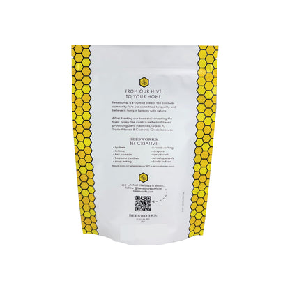 Beesworks Yellow Beeswax Pellets (1 lb) | 100% Pure, Cosmetic Grade, Triple-Filtered Beeswax for DIY Skin Care, Lip Balm, Lotion, and Candle Making