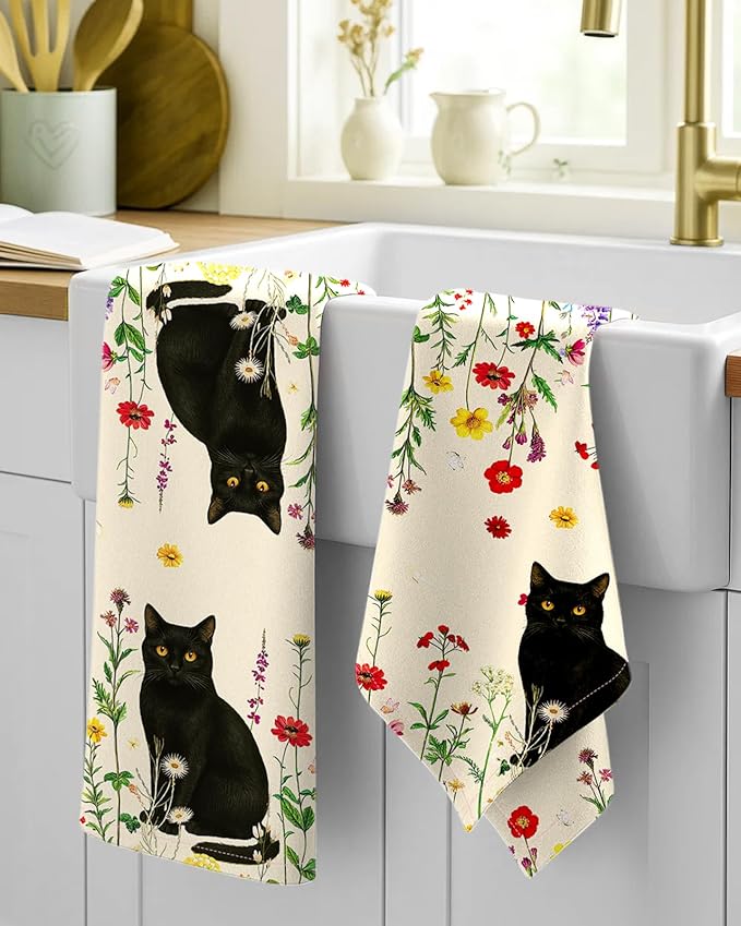 Flour Sack Kitchen Towels Set of 2-18x26 Cotton Dish Towels