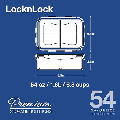 LOCK & LOCK Easy Essentials Food Storage lids/Airtight containers, BPA Free