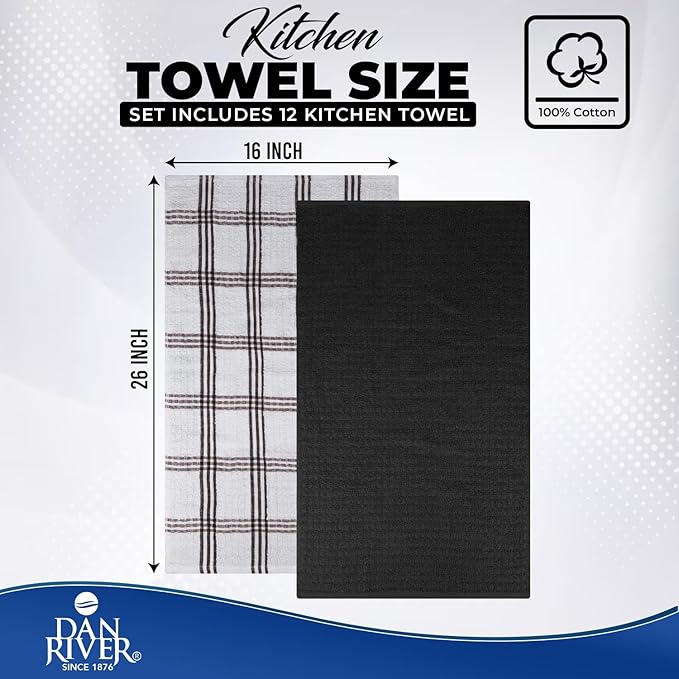 DAN RIVER Premium Kitchen Towels