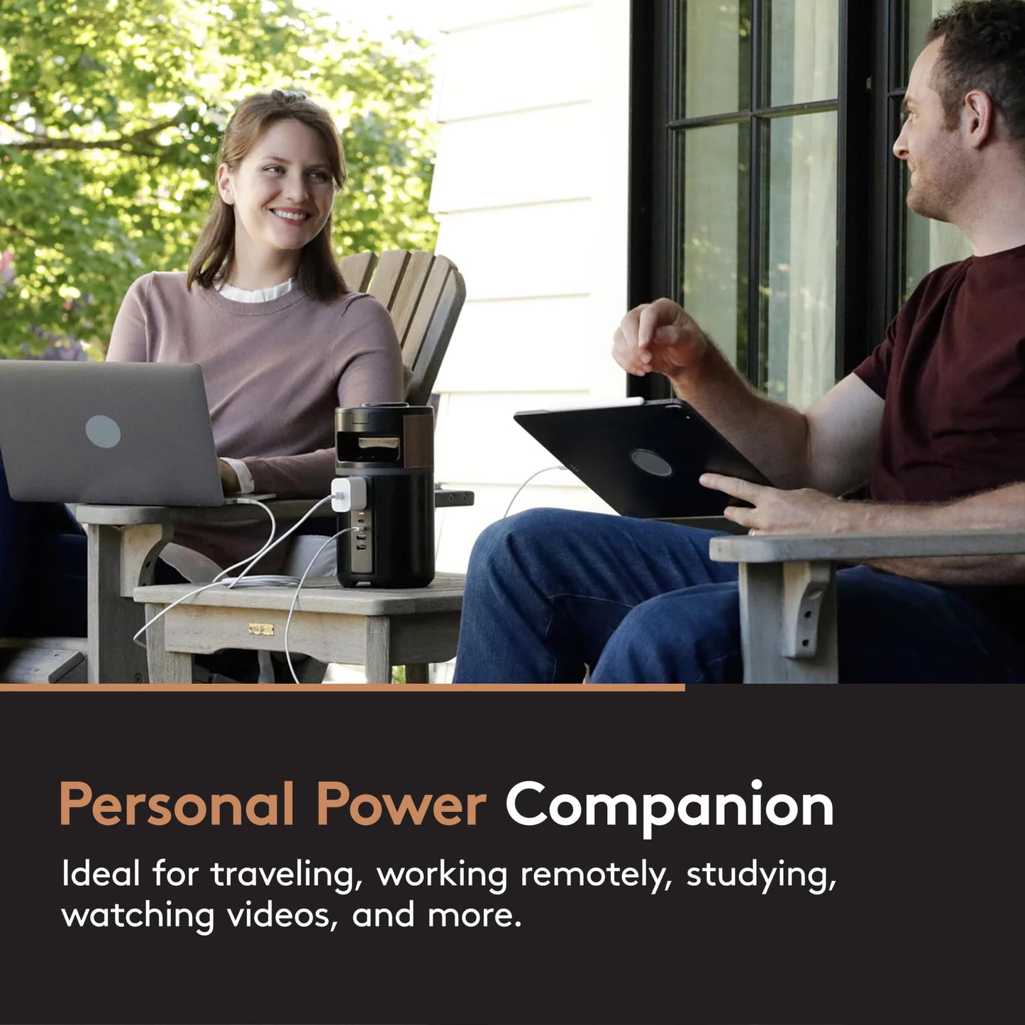 Duracell M250 Portable Charging Hub – 250W Charger for Laptops & Tablets, Wireless Charging for Cell Phones & Earbuds – Light & Compact Power Bank Station w/ USB-C, USB-A & AC Ports, Charging Dock