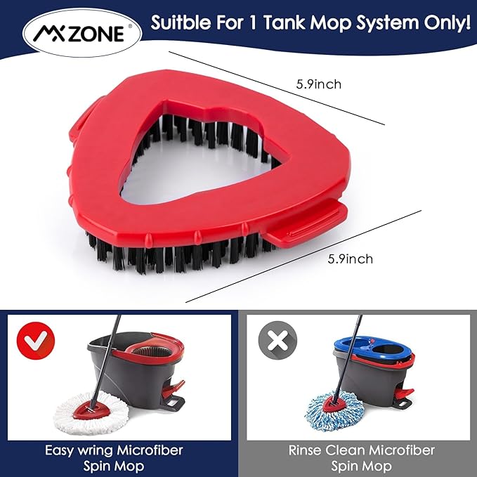 Spin Mop Scrub Brush Head Compatible