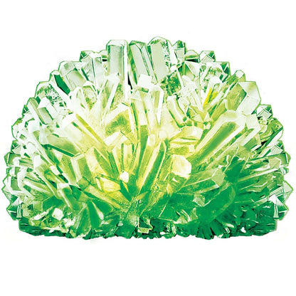 4M Glow Crystal Growing Kit - Grow a DIY Crystal Experiment Specimen, A Great Educational STEM Toys Crystal Making Gift for Kids & Teens, Boys & Girls