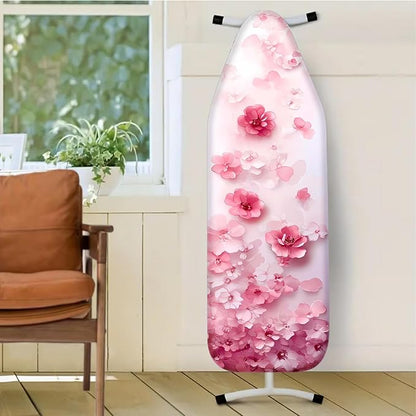 Nuxovilar Pink Watercolor Flowers Ironing Board Cover, This Cover Fits Most