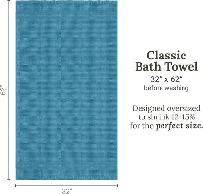 GILDEN TREE Waffle Towels for Bathroom, 100% Cotton Quick Dry Towel, Waffle