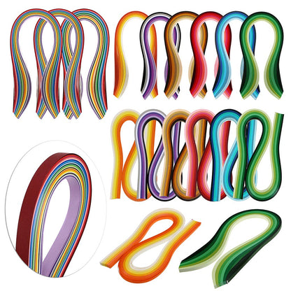 MDLUU Paper Quilling Kit with 1860 Strips and Quilling Tools and Storage Box, Paper Quilling Craft Great for DIY Learning Class, Home Decoration, Birthday Gift