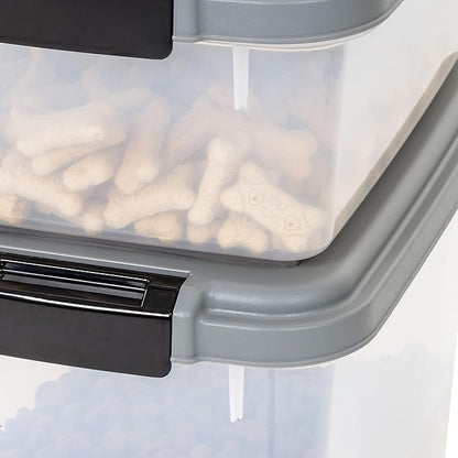 Amazon Basics 3-Piece Airtight Pet Food Storage Container Combo