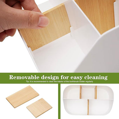 Electric Toothbrush Holders for Bathrooms, Kids Toothpaste Holder