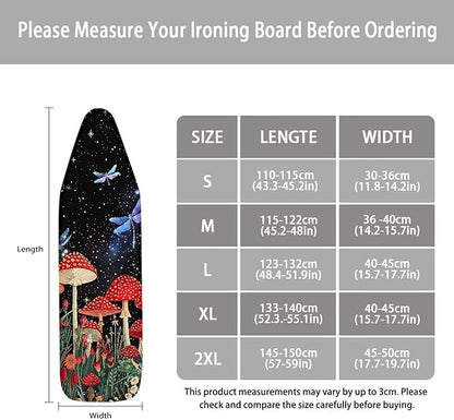 Ironing Board Cover, Ironing Mat, Mushroom Ironing Board Cover, Table Top