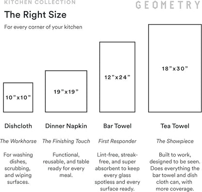 GEOMETRY Kitchen Dish Cloths