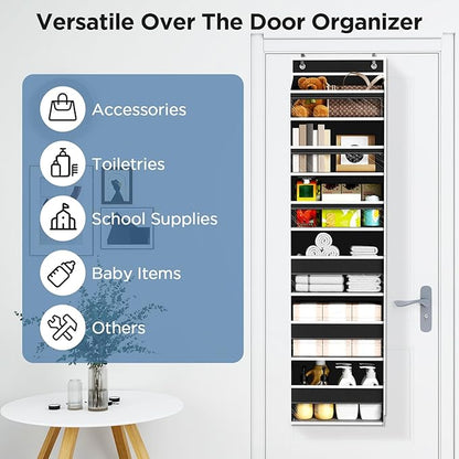 Over The Door Organizer, 6 Shelf Door Hanging Organizers