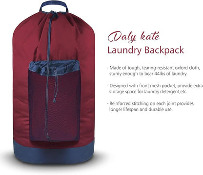 Dalykate Backpack Laundry Bag, Laundry Backpack
